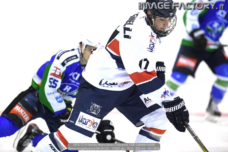2019-12-14 Hockey Milano Bears-Chiavenna 1306 Gabriele Asinelli.jpg